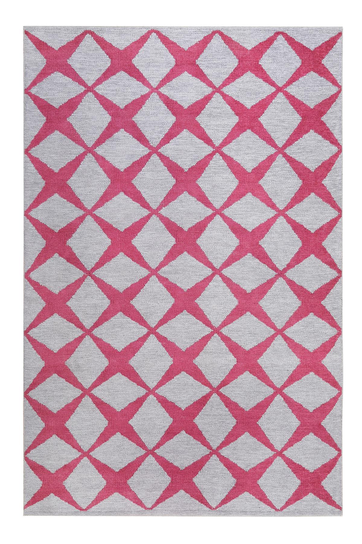 Flachwebteppich Caledon Bordeaux/sandfarben 130x190 Cm - Sandfarben/Bordeaux, KONVENTIONELL, Textil (130/190cm) - Esprit