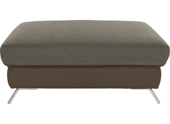 Hocker Upgrade - Chromfarben/Braun, MODERN, Textil (98/46/67cm) Hocker Upgrade - Chromfarben/Braun, MODERN, Textil (98/46/67cm)