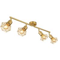 Strahler 54802gb-4 - Goldfarben, Design, Metall (60/8/19,5cm) - Globo