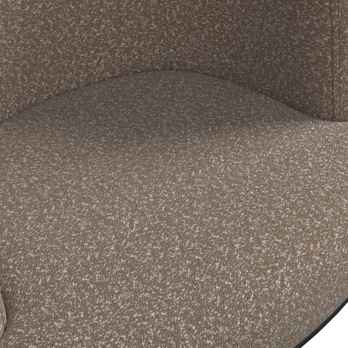 ŽIDLE S PODRUČKAMI NELA - černá/hnědá, Moderní, kov/dřevo (62/77/62cm) - Bessagi Home