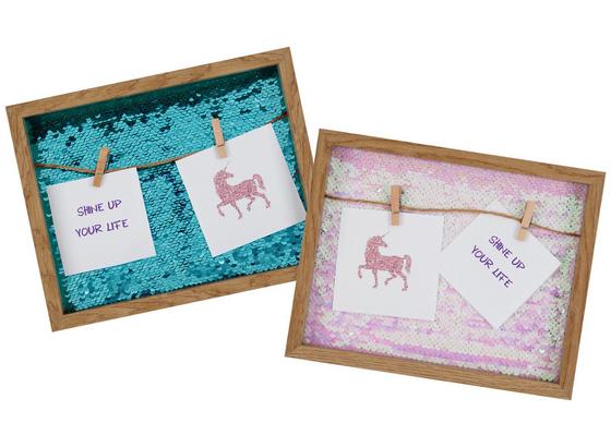 Fotorahmen Fabrizia - Blau/Rosa, MODERN, Holzwerkstoff (20/25cm) Fotorahmen Fabrizia - Blau/Rosa, MODERN, Holzwerkstoff (20/25cm)