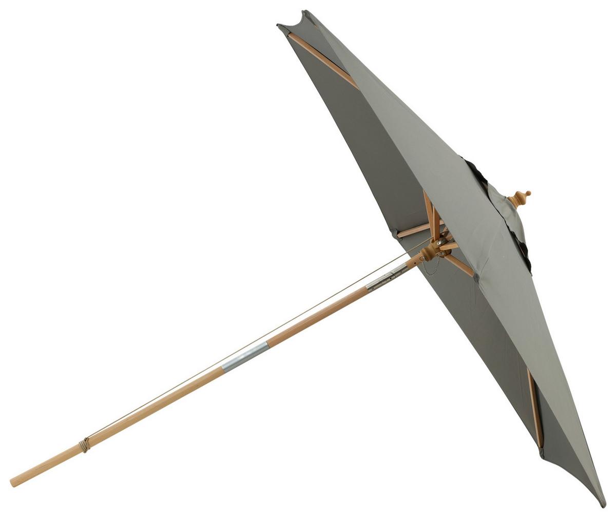 Sonnenschirm Corypho - Grau, KONVENTIONELL (250/232cm) - Gardenson