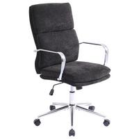Drehstuhl Verona Schwarz B: 56 cm - Chromfarben/Schwarz, MODERN, Holz/Kunststoff (56/100-110/65,5cm) - Livetastic
