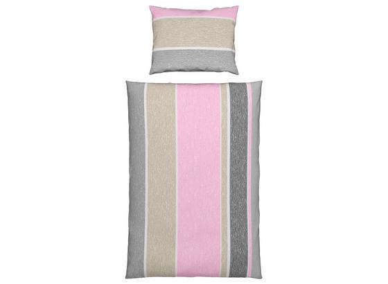 Bettwäsche Erina - Beige/Rosa, MODERN, Textil - Luca Bessoni Bettwäsche Erina - Beige/Rosa, MODERN, Textil - Luca Bessoni