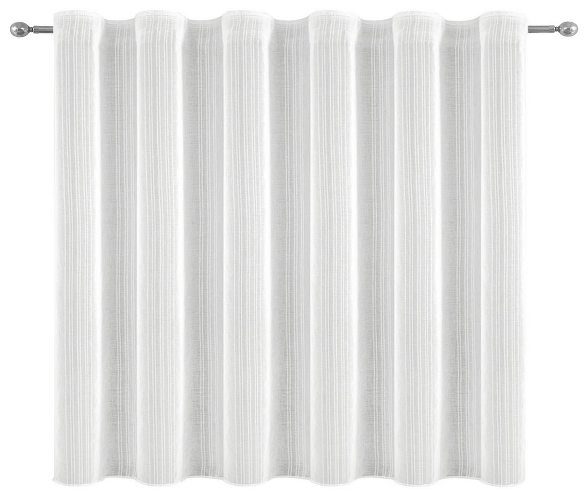 Ablakfüggöny Kb. 450/145cm - fehér, Modern, textil (450/145cm) - Luca Bessoni