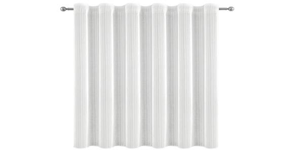 Blumenfensterstore Transparent Nicole BxL: 450x145 cm - Weiß, MODERN, Textil (450/145cm) - Luca Bessoni