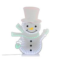 DEKORAČNÍ LED SVÍTIDLO SCHNEELI - bílá/barvy chromu, Design, plast (12/42,5/55cm) - Mömax