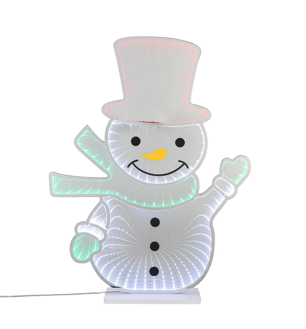 DEKORAČNÍ LED SVÍTIDLO SCHNEELI - bílá/barvy chromu, Design, plast (12/42,5/55cm) - Mömax