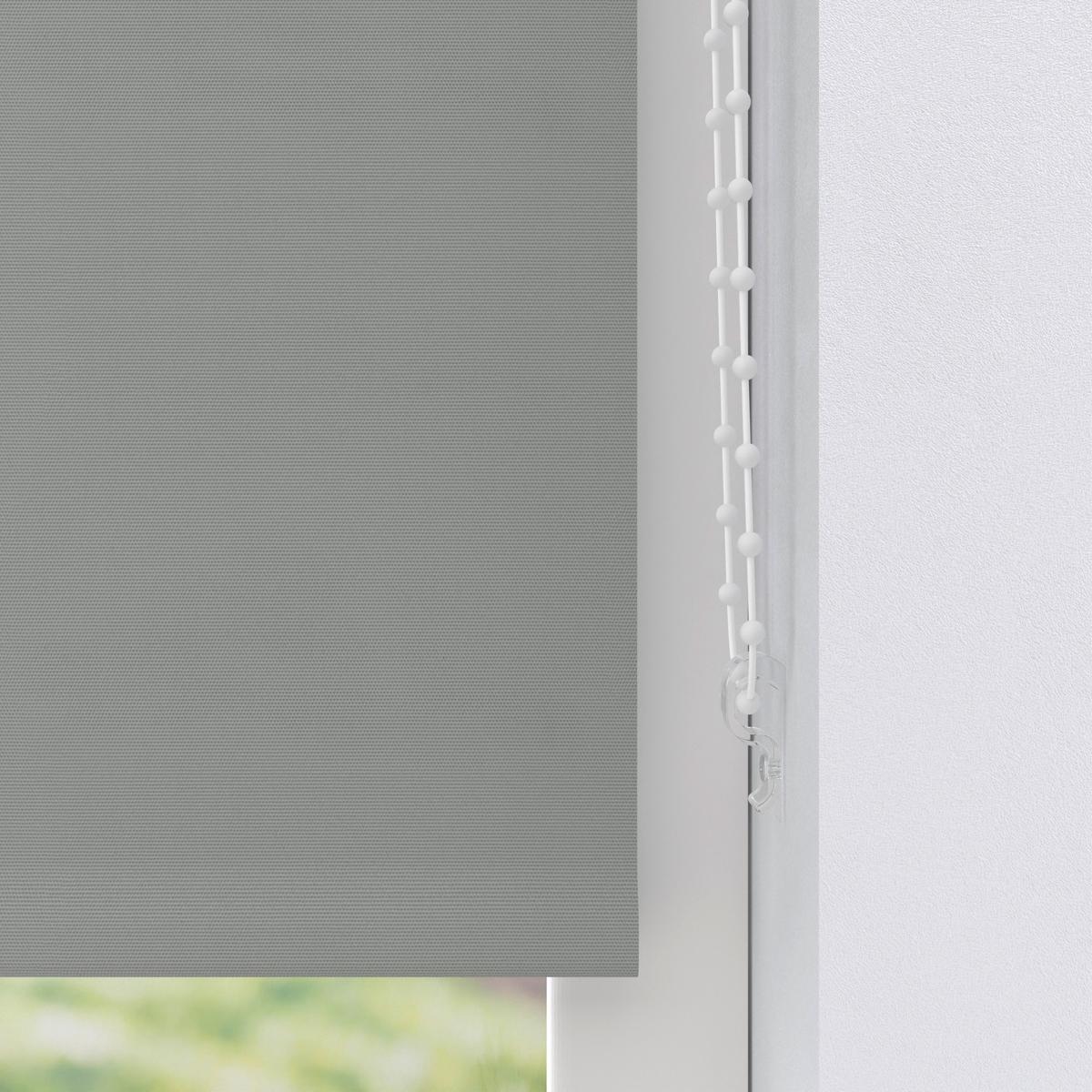 Verdunkelungsrollo 100x190 cm mit Kettenzug - Grau, Basics, Textil (100/190cm)