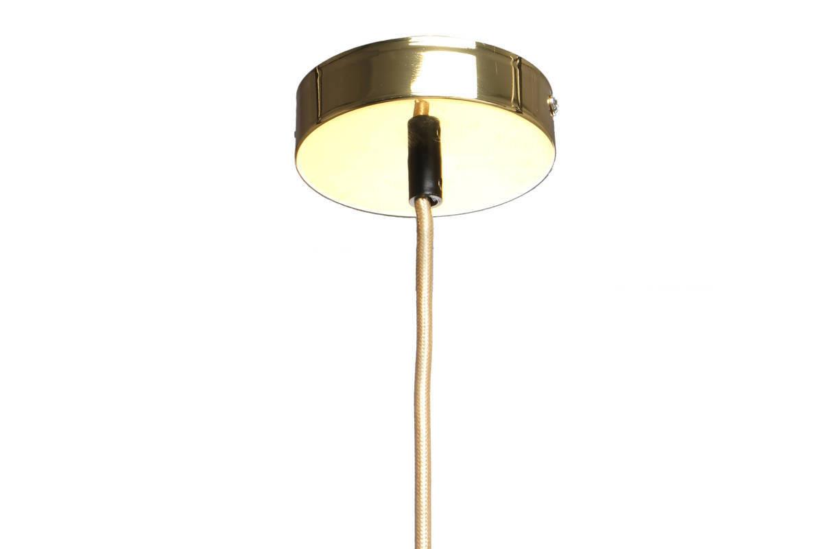 Hängeleuchte Lumi H: 27 Cm 1-Flammig - Klar/Goldfarben, Trend, Glas (20/27/20cm) - Kayoom