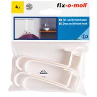 Ajtó- És Ablakakasztó 4db - fehér, műanyag (1,5/7,7/2,3cm) - Suki