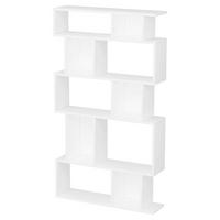 Wandregal Eros Standregal Weit - Weiß, Design, Holzwerkstoff (90/160/22cm) - Livetastic