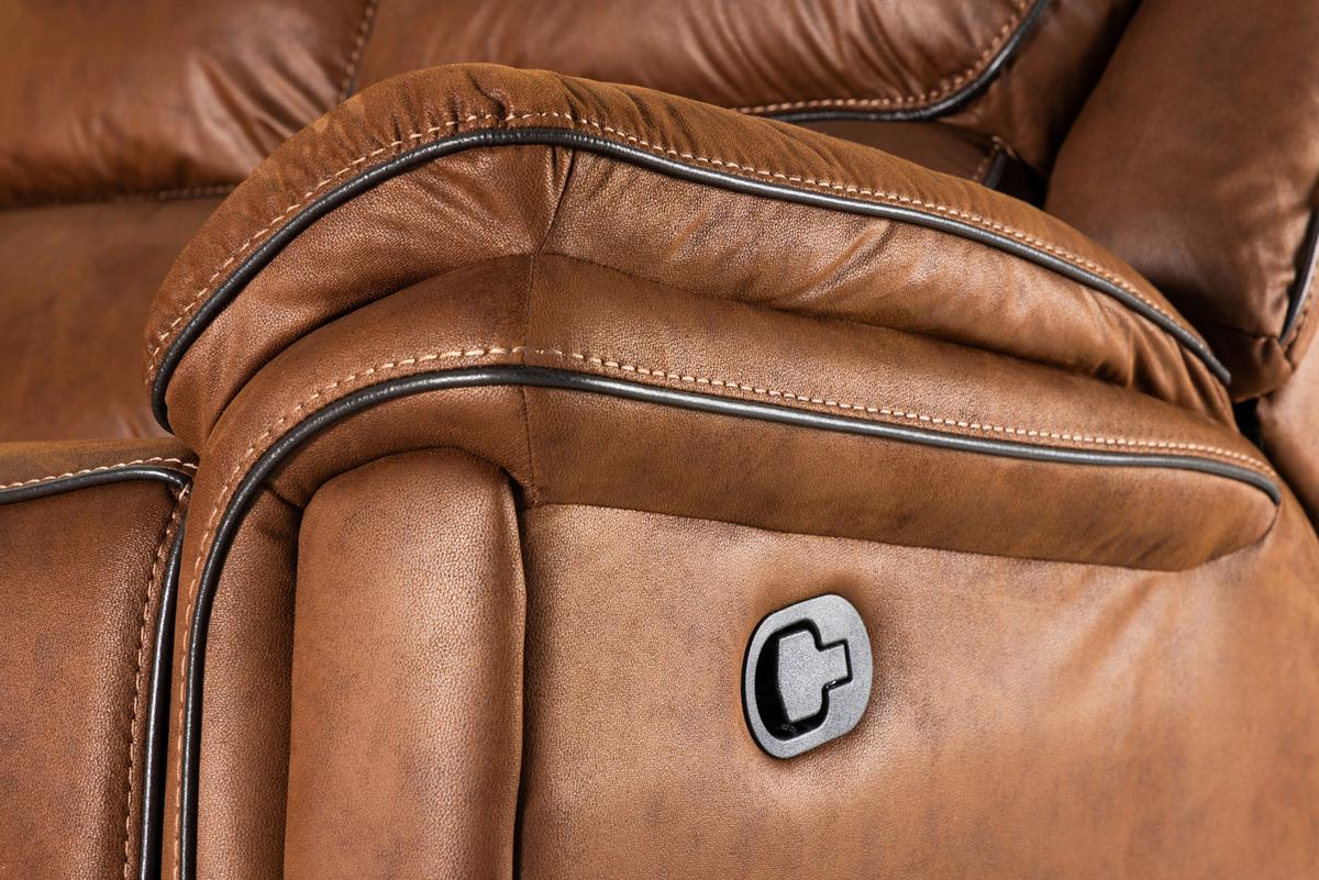 Ecksofa Saranda - Schwarz/Braun, Design, Textil (169/169cm) - Livetastic