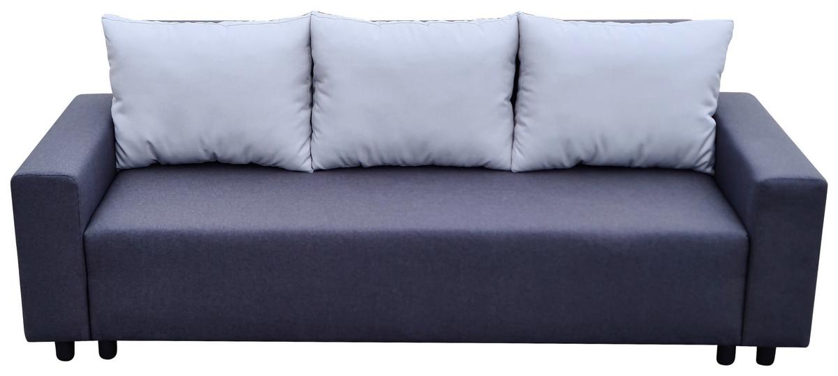 Kanapé Evelin - világosszürke/grafitszürke, Romantik / Landhaus