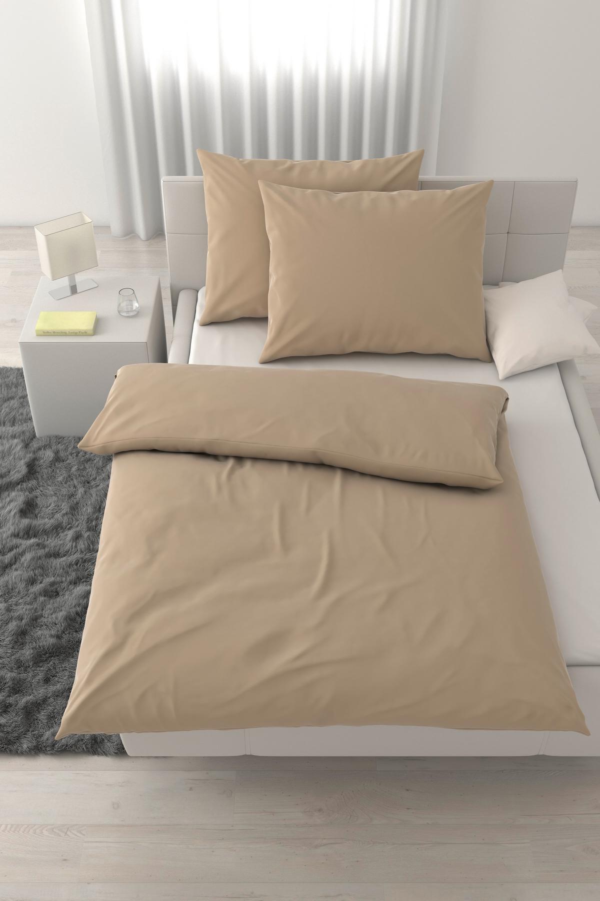 POVLEČENÍ XENIA UNI XXL - béžová, Moderní, textil (200/220cm) - Premium Living