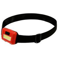Kopflampe Stirnlampe - Rot/Schwarz, Basics, Kunststoff (6/4/1,6cm)