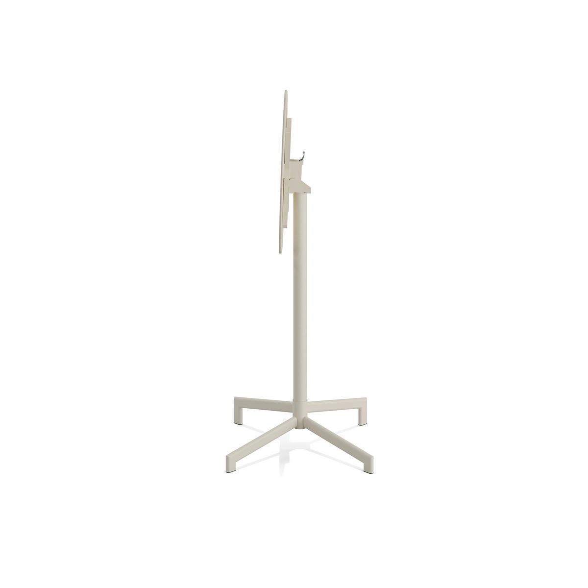 Garten-Bartisch Versa – Terrassen-/Stehtisch - Beige, Basics, Metall (60/74/102/60cm)