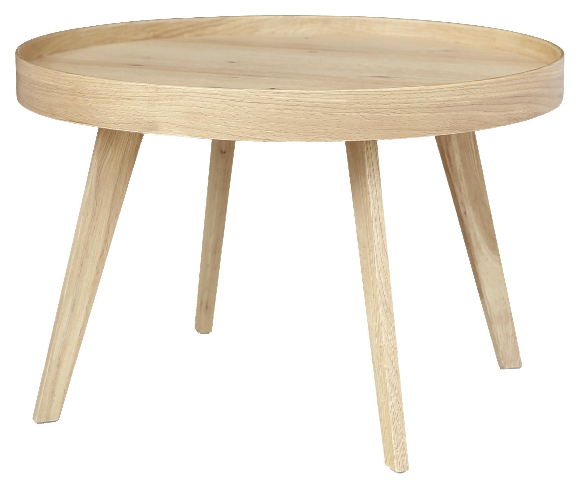 Konferenčný Stolík Wood 2 - prírodné farby, Moderný, drevo/kompozitné drevo (70/47cm)