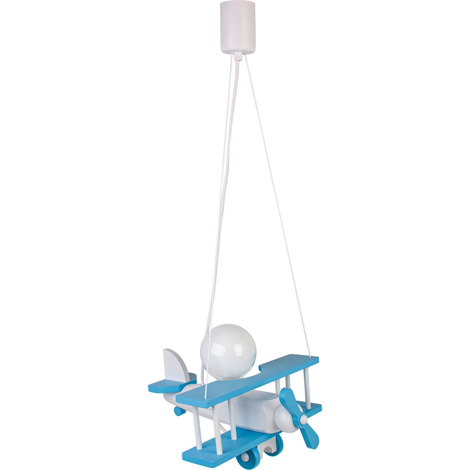 Kinderhängeleuchte Flugzeug H: 75 cm 1-Flammig
