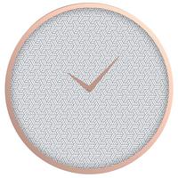 Nástěnné hodiny Kelly, Ø: 50,8cm - měděné barvy/světle šedá, kov/plast (50,8cm) - Modern Living