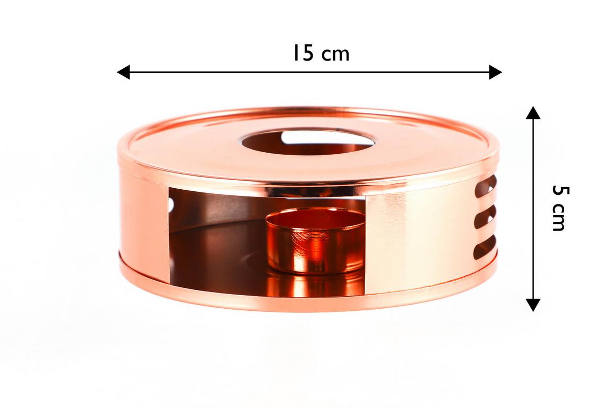 Stövchen Ew-Sv-1763k - Kupferfarben, Basics, Metall (15/5cm) - Echtwerk