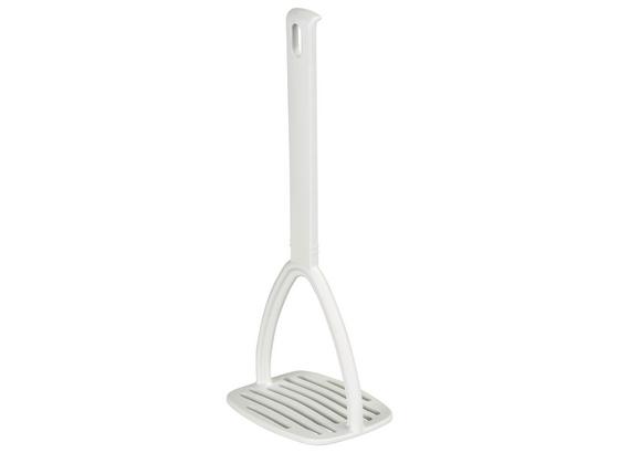 Kartoffelstampfer Fackelmann - Weiß, KONVENTIONELL, Kunststoff (26cm) - Fackelmann Kartoffelstampfer Fackelmann - Weiß, KONVENTIONELL, Kunststoff (26cm) - Fackelmann