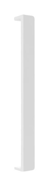 Schrankgriff Unit L:20cm Metall Weiß Glänzend - Weiß, MODERN, Metall (20/2,4/1,7cm) - Ombra