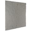 Wandpaneel Bergamo Grau B: 120 Cm - Grau, MODERN, Kunststoff (120/60/3cm)
