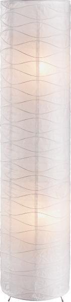 Állólámpa Lilly - Fehér, konvencionális, Papír/Műanyag (27,5/120cm) - Ombra