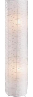 Stehleuchte Lilly - Weiß, KONVENTIONELL, Papier/Kunststoff (27,5/120cm) - Ombra Stehleuchte Lilly - Weiß, KONVENTIONELL, Papier/Kunststoff (27,5/120cm) - Ombra
