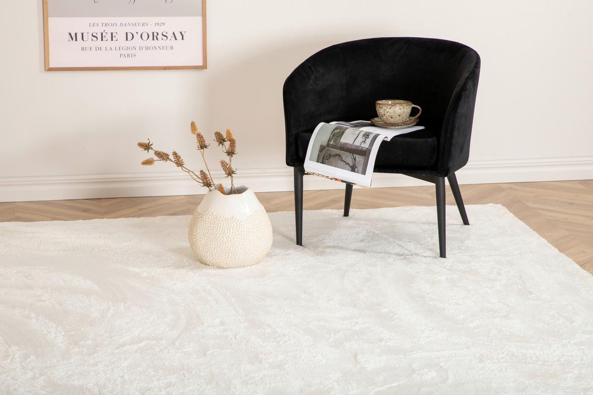 Flachwebteppich Blanca - Weiß, LIFESTYLE, Textil (160/230cm) - P & B