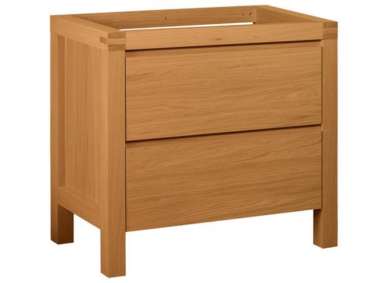 Waschtischunterschrank Erwan 89,6cm Eiche - Eichefarben, KONVENTIONELL, Holzwerkstoff (90/84/50cm) Waschtischunterschrank Erwan 89,6cm Eiche - Eichefarben, KONVENTIONELL, Holzwerkstoff (90/84/50cm)