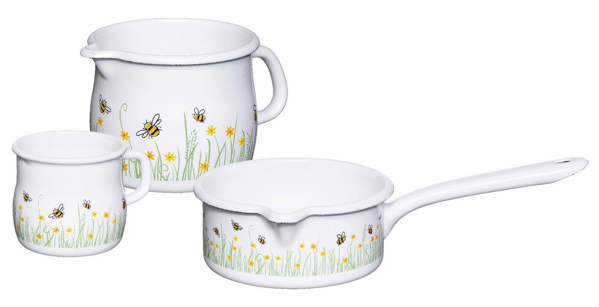 Kochtopfset 3-teilig Multicolor - Multicolor, Basics, Metall (30,80/30,80/17,50cm) - Riess