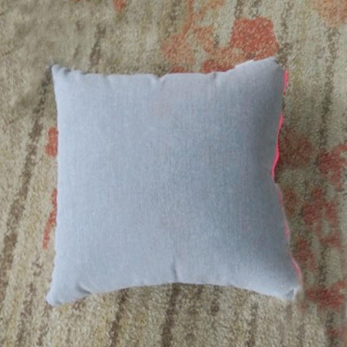 OUTDOOR-KISSEN KRONE - Grau, MODERN, Textil (45/45cm) - Gardenson