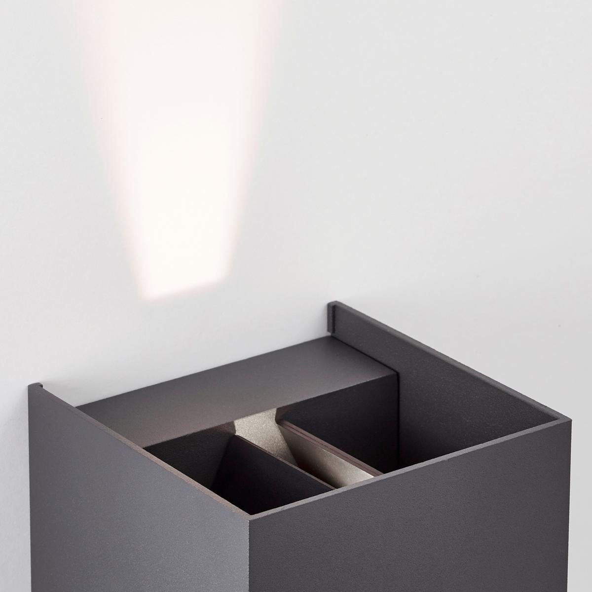 Wandleuchte G90961a63 Hilly - Dunkelgrau, Basics, Glas/Metall (10/10/10cm) - Brilliant