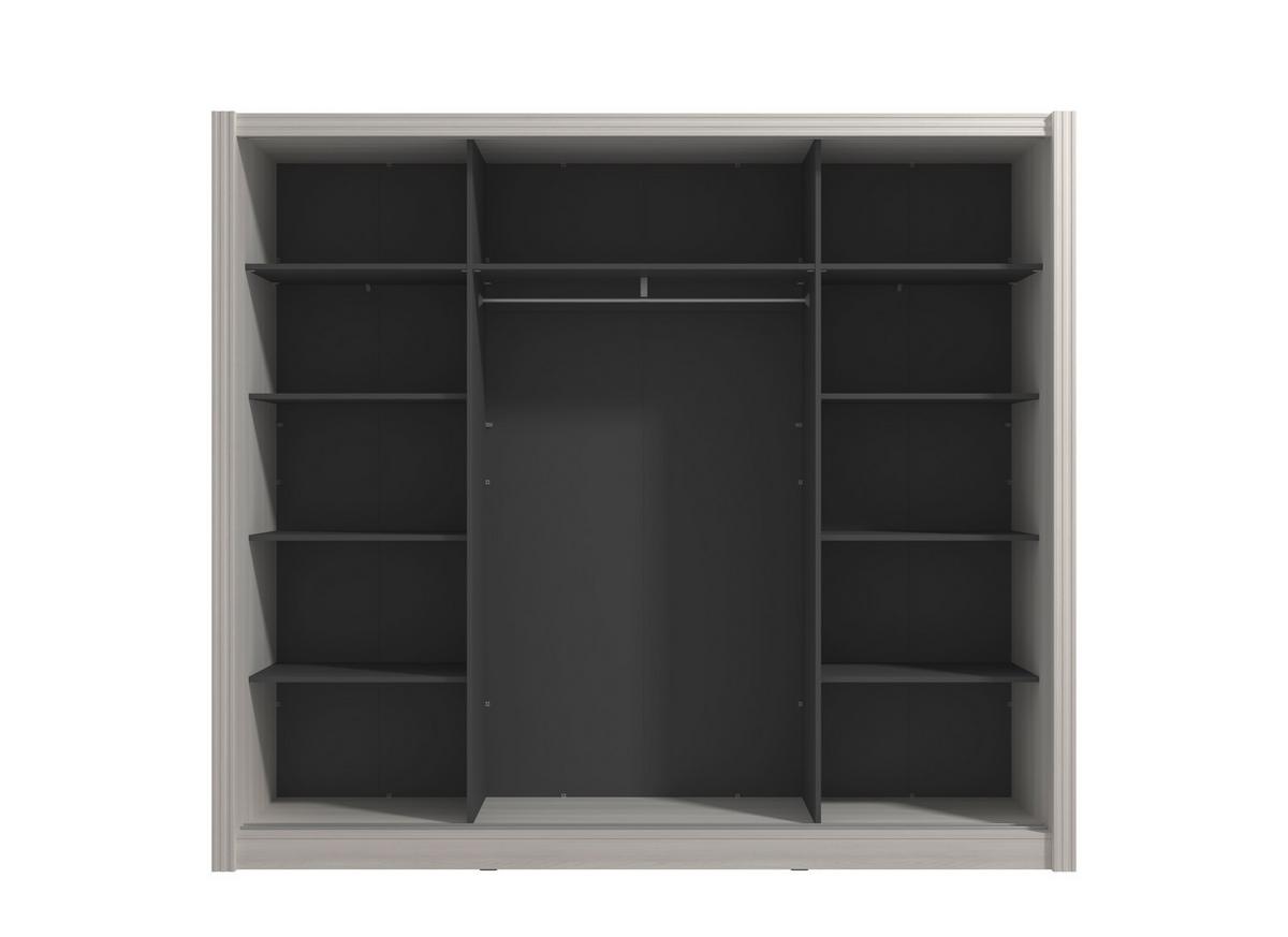 Tolóajtós Szekrény Narbona - kőris, Basics, faalapú anyag (245/215,5/60,5cm)