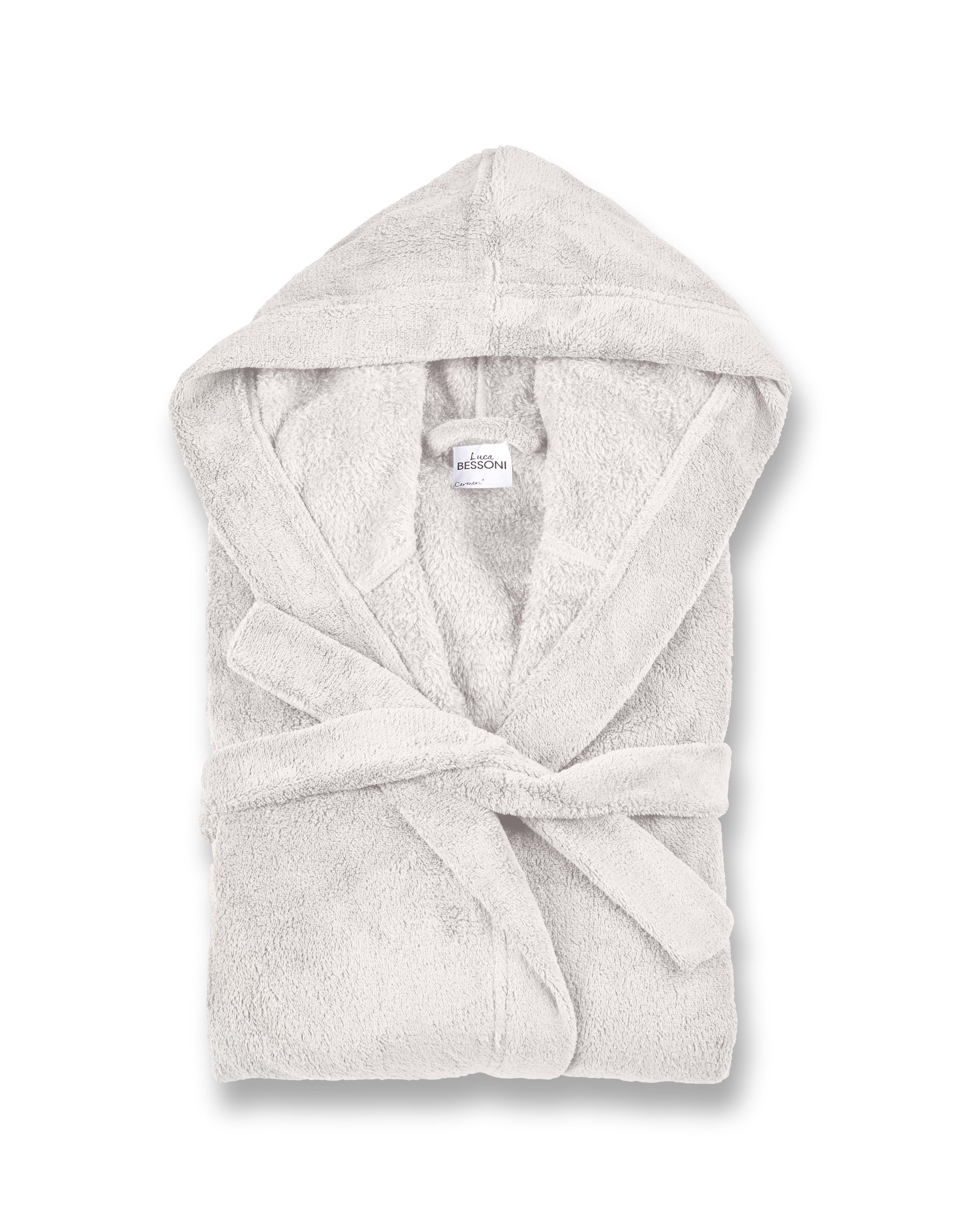 Bademantel Carmen - Hellgrau, MODERN, Textil (S-XLnull) - Luca Bessoni