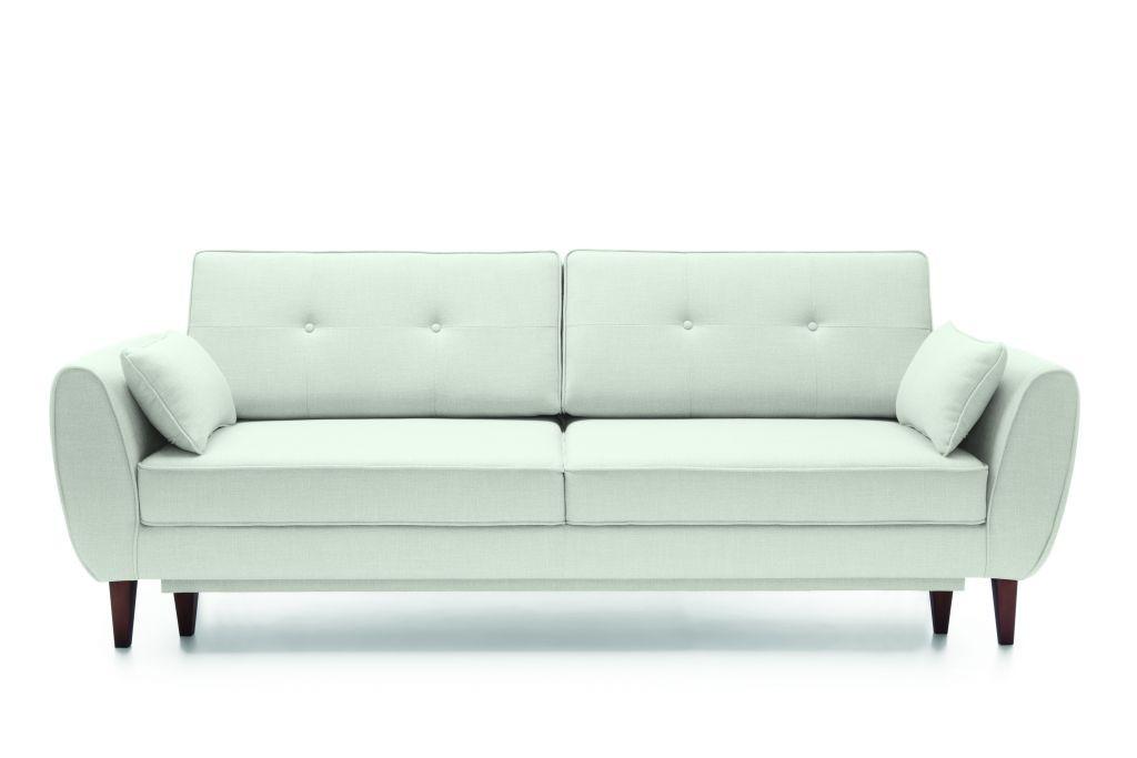 Schlafsofa Candy Hellgrau B: 237 cm
