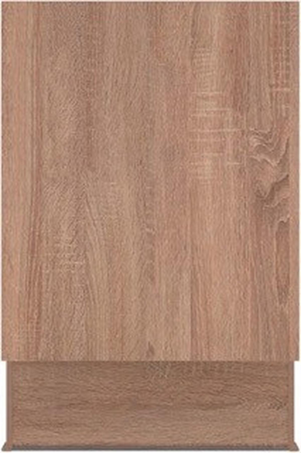 Küchenzeile Base ohne Geräte 200 cm Weiß/Bergeiche - Eichefarben/Weiß, Design, Holzwerkstoff (200cm) - Express