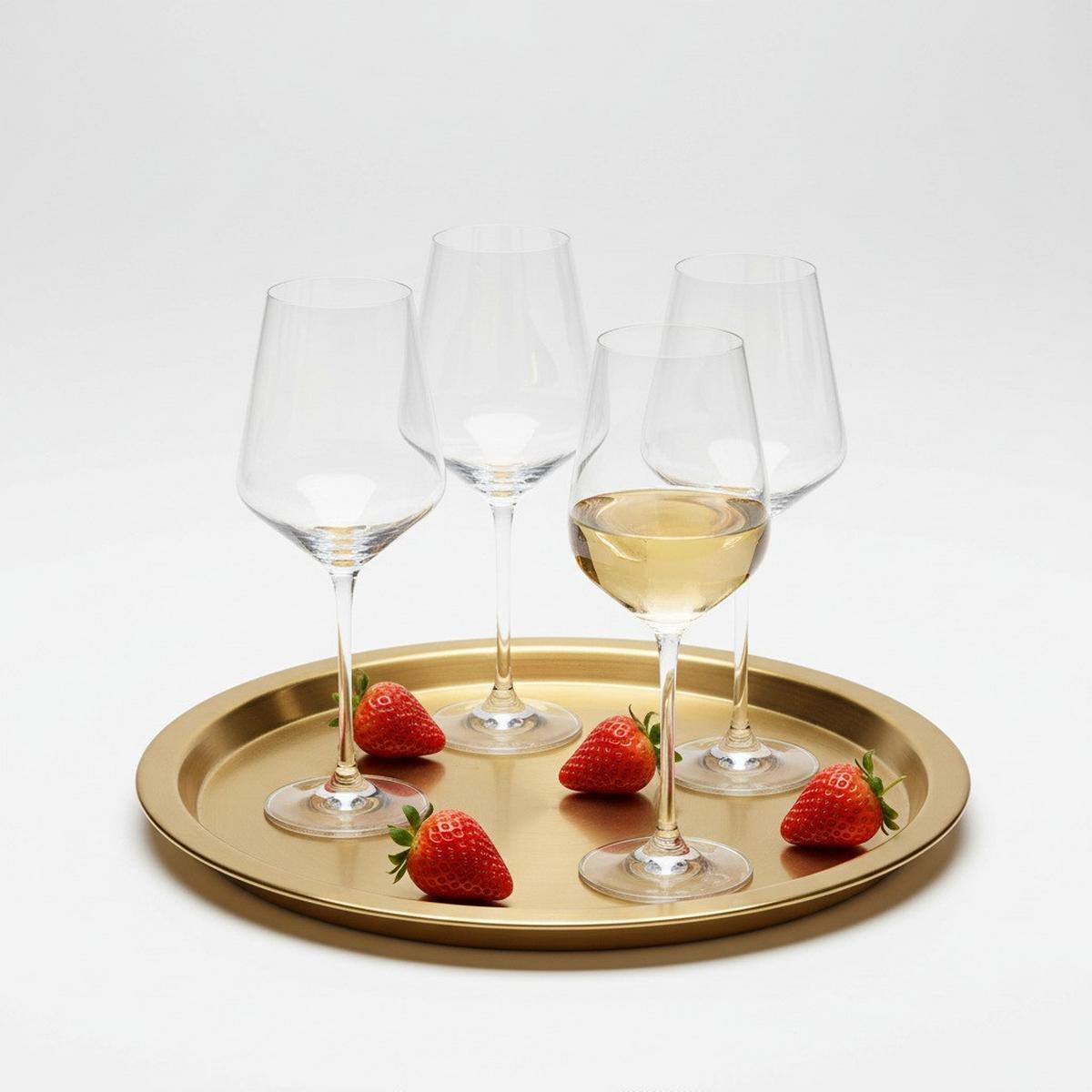 GLÄSERSET 10x25 cm, 550 ml - Klar, Basics, Glas (10/25cm) - Van Well