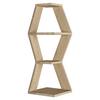 Wandboard Sablor Regal - Eichefarben, Design, Holzwerkstoff (30/86/30cm) - Livetastic