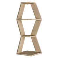 Wandboard Sablor Regal - Eichefarben, Design, Holzwerkstoff (30/86/30cm) - Livetastic