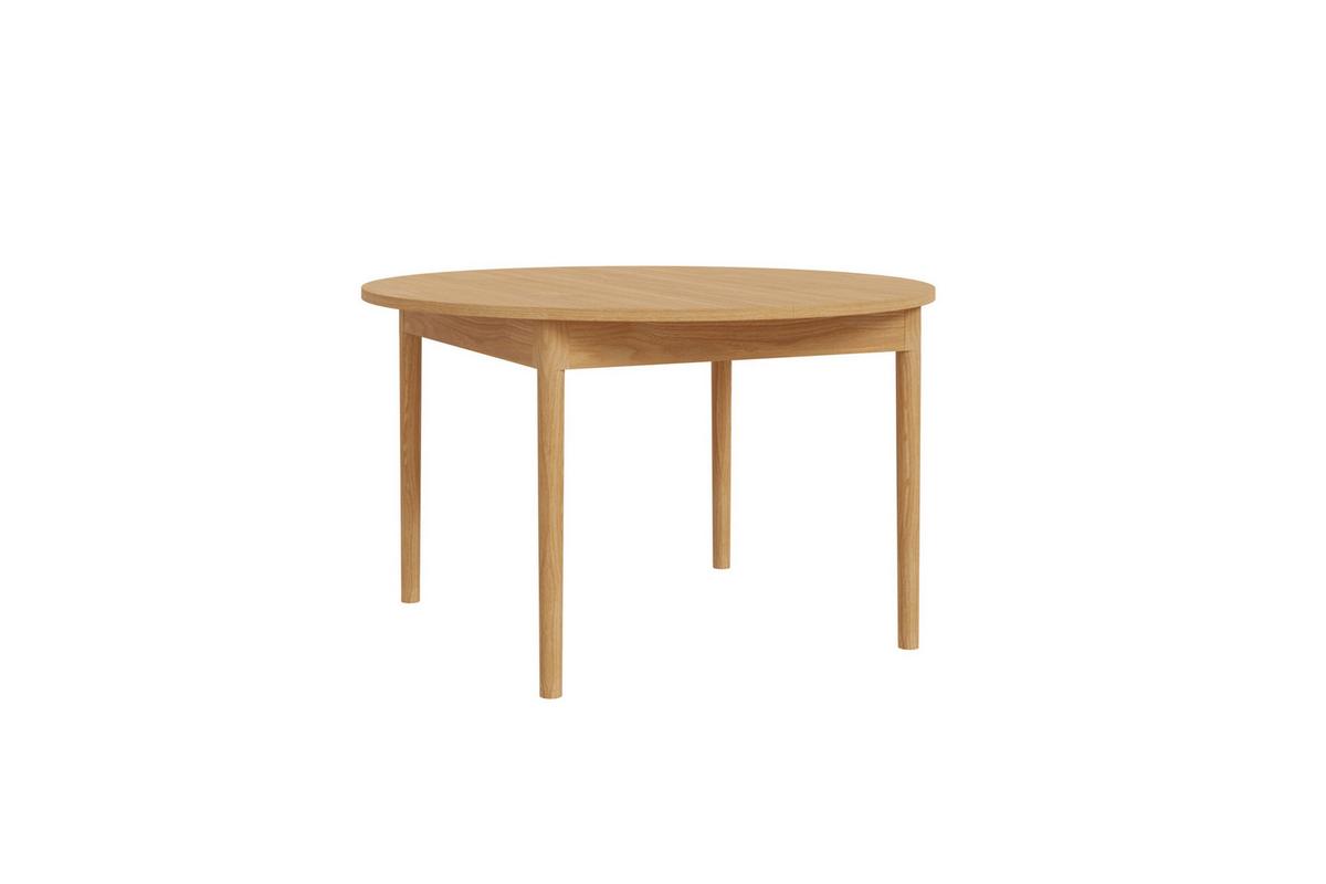 Jedálenský stôl CALASETTA š: 130-165 CM - farba duba, Natur, kompozitné drevo (130-165/77,5/130cm)