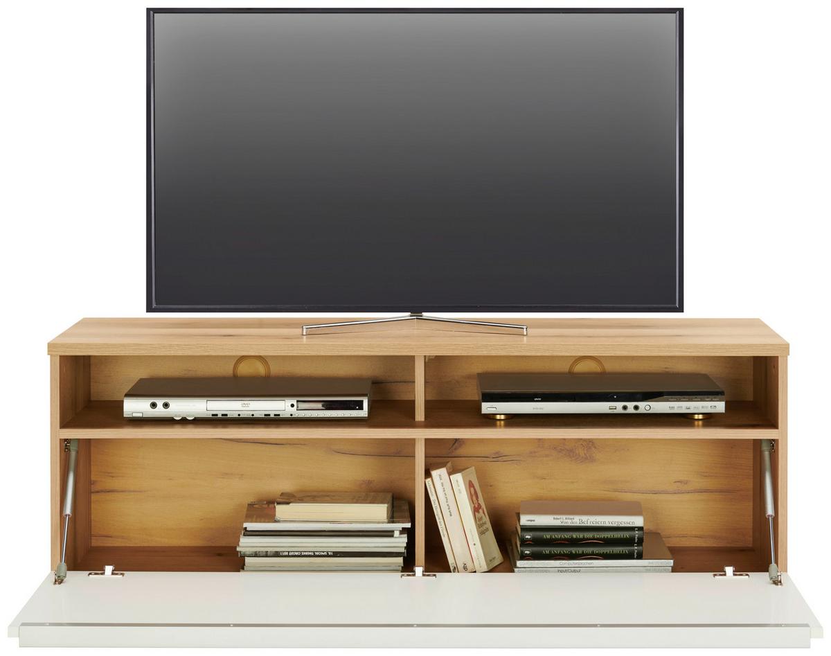 Wohnkombination 6 -Teilig. Power Alpinweiß - MODERN, Holzwerkstoff (382,5/219,2/40cm)