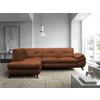 Ecksofa Imo Rostfarben 201x274 cm - Rostfarben/Schwarz, Design, Textil (201/274cm) - MID.YOU