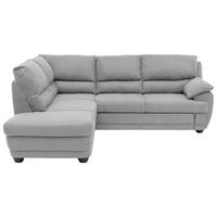 Ecksofa Nebolo Hellgrau - Hellgrau, Design, Textil (225/245cm) - Livetastic
