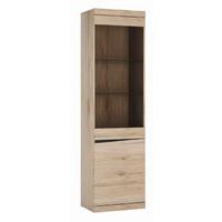 Vitrine Summer San Remo Eiche Dekor B: 54 Cm - Eiche San Remo, MODERN, Glas/Holzwerkstoff (54/196,5/40cm) - Modern Living