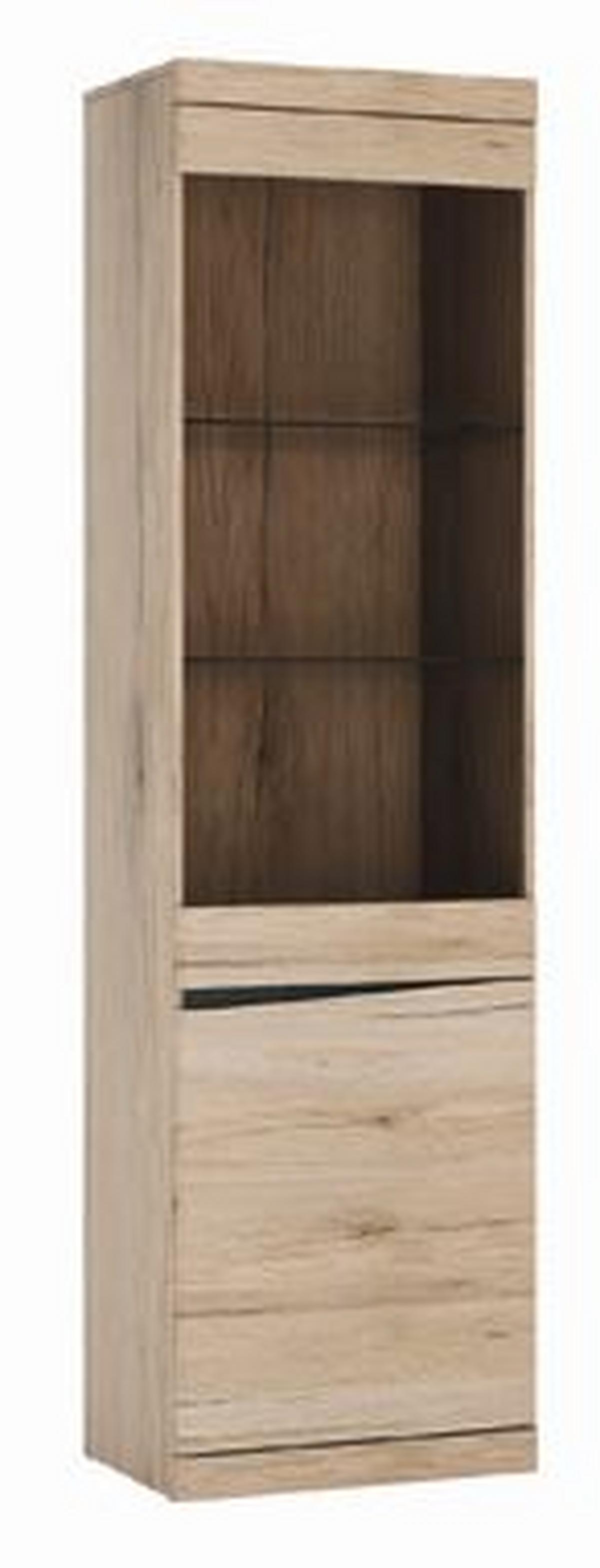 Vitrine Summer San Remo Eiche Dekor B: 54 Cm - Eiche San Remo, MODERN, Glas/Holzwerkstoff (54/196,5/40cm) - Modern Living