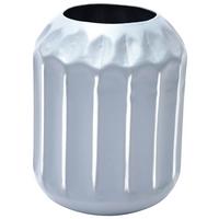 Vase Wanda Grau, 12x18 Cm - Grau, LIFESTYLE, Metall (12/18/12cm) - Kayoom