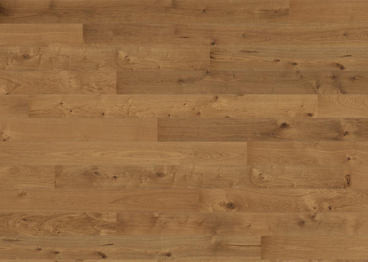 Parkettboden Eiche Mokka Landhausdiele Stärke 12mm - Mokka, Basics, Holzwerkstoff (17.3/220cm) - Living by HARO